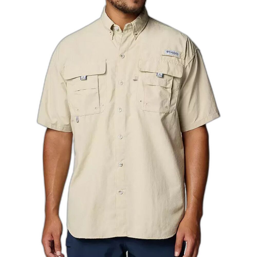 Columbia Men's 2XLT XXL Tall PFG Bahama Button Down Shirt UPF 30